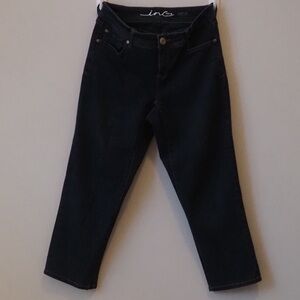 INC International Concepts Dark Blue Ankle Jeans